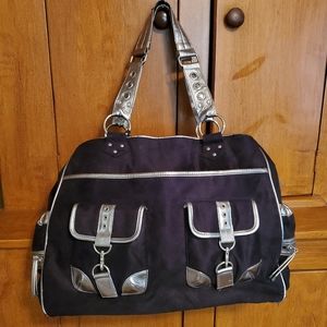 Wendy Bellissimo Baby Bag Black Silver